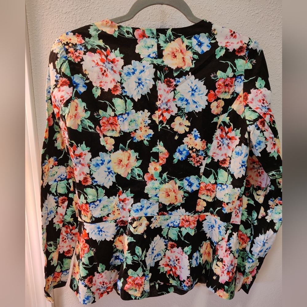 NY Collection Size S Cotton Shell, Lined, Fitted Blazer! - Picture 3 of 8
